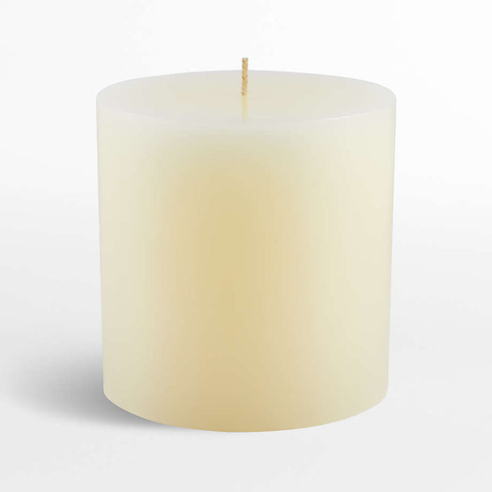 4"x4" Ivory Pillar Candle