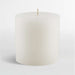 4"x4" White Pillar Candle