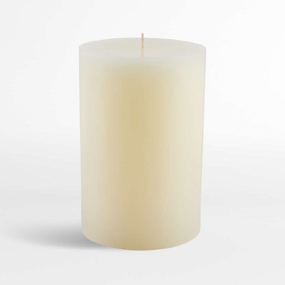 Classic Ivory Paraffin Pillar Candles Crate & Barrel Philippines