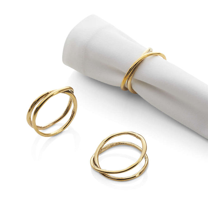 Aria Gold Napkin Ring