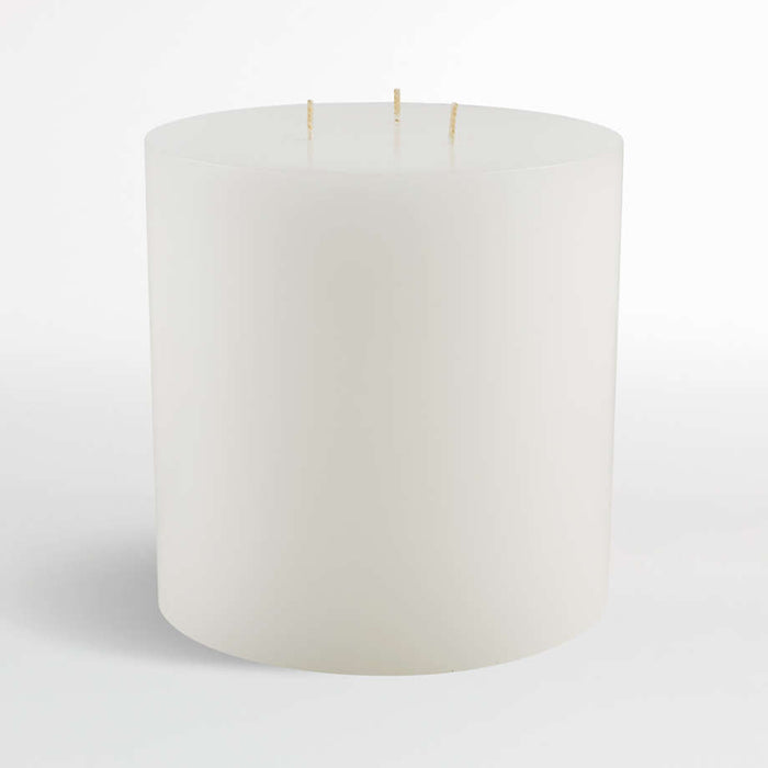 6"x6" White Pillar Candle