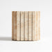 Canali Small Travertine Square Planter by Athena Calderone