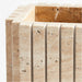 Canali Small Travertine Square Planter by Athena Calderone