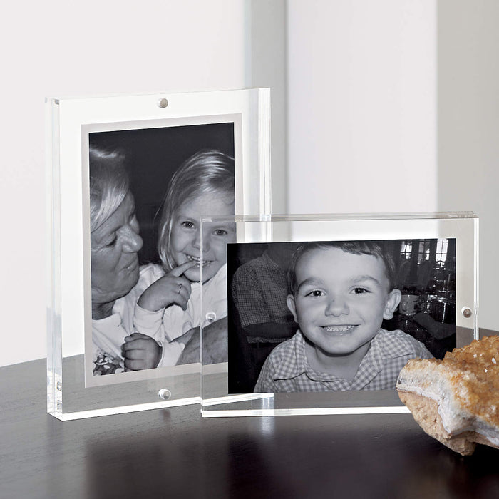 Acrylic 3x3 Block Picture Frame
