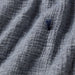 Aire Crinkle Organic Cotton Linen Blend Deep Indigo Euro Pillow Sham