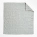 Aire Crinkle Organic Cotton Linen Blend Burnt Green Full/Queen Comforter