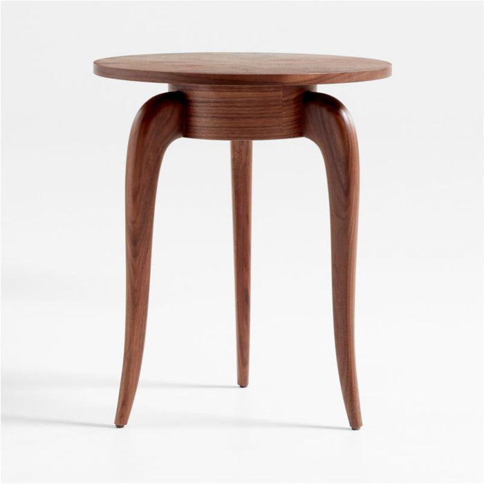 Alexander Walnut Wood Side Table by Jake Arnold