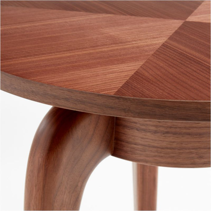 Alexander Walnut Wood Side Table by Jake Arnold