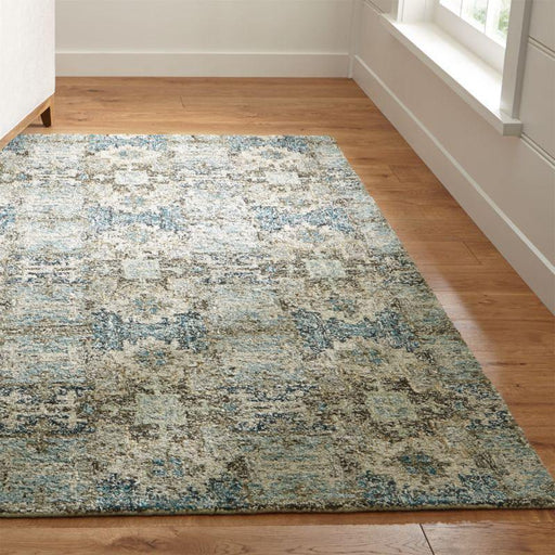 Alvarez Mineral Blue Hand Tufted Rug 6'x9' - Crate and Barrel Philippines