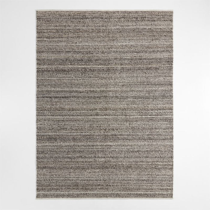 Andalucia Performance Handwoven Grey Area Rug 10'x14'