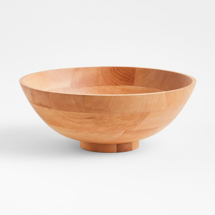 Anders 15" Natural Wood Serving Bowl