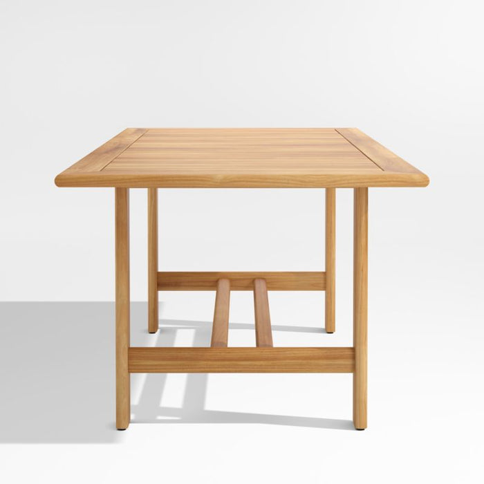 Anguilla 83" Teak Wood Outdoor Dining Table