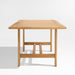 Anguilla 83" Teak Wood Outdoor Dining Table