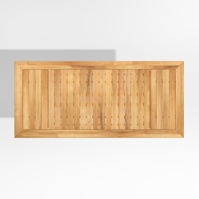 Anguilla 83" Teak Wood Outdoor Dining Table
