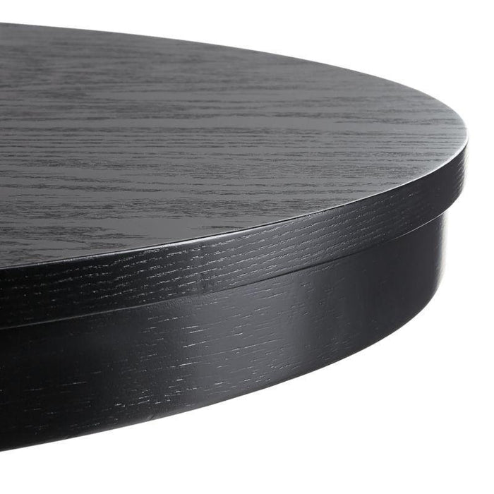 Aniston Black 45" Round Extension Dining Table - Crate and Barrel Philippines