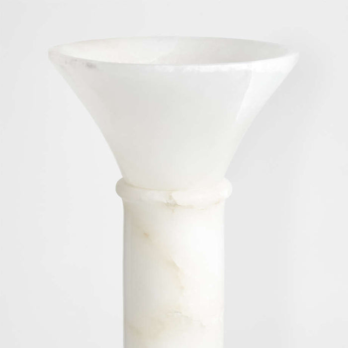 Vecchio Alto Alabaster Vase 19" by Athena Calderone
