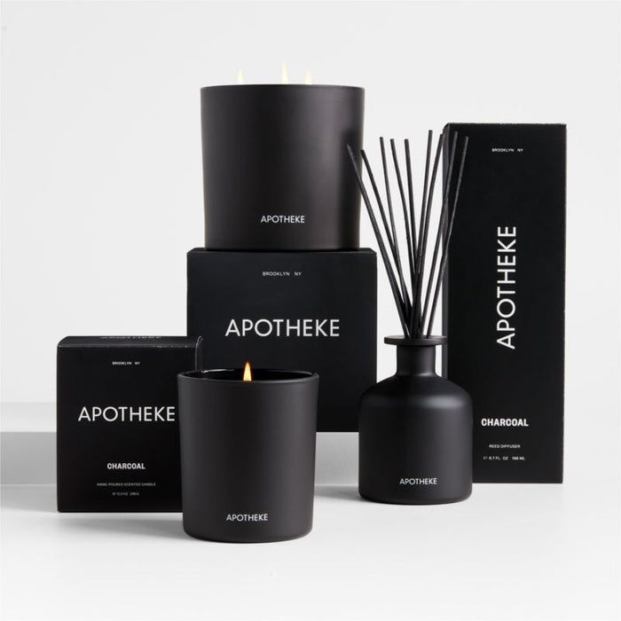 Apotheke Charcoal-Scented 3-Wick Candle