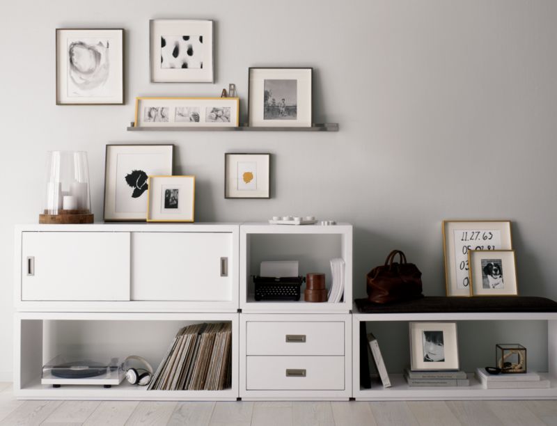 Brushed Silver 8x10 Wall Frame