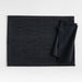 Aspen Ink Black Cotton Napkin