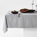 Aspen 60"x120" Metal Grey Organic Cotton Tablecloth