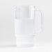 Atwell Ribbed Glass Pitcher