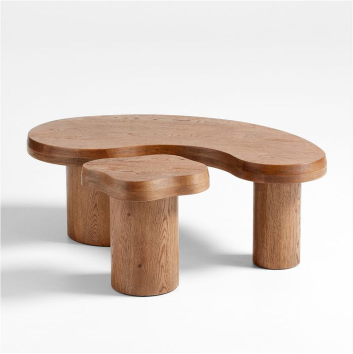 Winslow Oak Wood Side Table by Jake Arnold