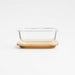 7-Cup Rectangular Glass Storage Container with Bamboo Lid