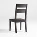 Basque Charcoal Grey Wood Dining Side Chair