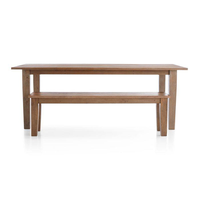 Basque Grey Wash 82" Dining Table - Crate and Barrel Philippines
