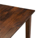 Basque 82" Honey Brown Solid Wood Dining Table