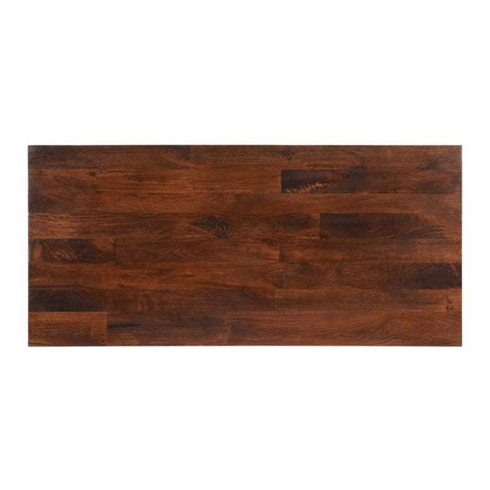 Basque 82" Honey Brown Solid Wood Dining Table