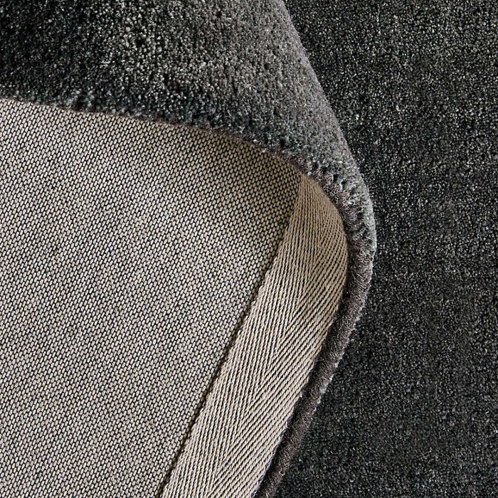 Baxter Carbon Grey Wool Area Rug 6'x9'