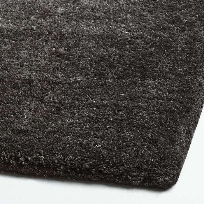 Baxter Carbon Grey Wool Area Rug 6'x9'