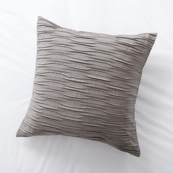 Belamy Euro Nickel Pleated Sham - Crate and Barrel Philippines
