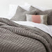 Belamy King Nickel Pleated Duvet Cover