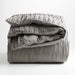 Belamy Full/Queen Nickel Pleated Duvet Cover