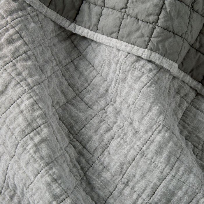 Grey Belgian Flax Linen Sham King