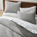 Grey Belgian Flax Linen Sham Standard