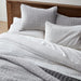 Grey Belgian Flax Linen Sham King