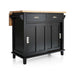 Belmont Black Kitchen Island