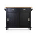 Belmont Black Kitchen Island