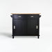 Belmont Black Kitchen Island