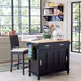 Belmont Black Kitchen Island