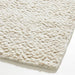 Big Sur Wool Handwoven Ivory White Area Rug 6'x9'