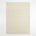 Big Sur Wool Handwoven Ivory White Area Rug 8'x10'