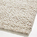 Big Sur Wool Handwoven Light Beige Area Rug 6'x9'