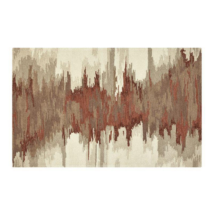 Birch Terra Cotta Wool-Blend Abstract Rug 5'x8' - Crate and Barrel Philippines