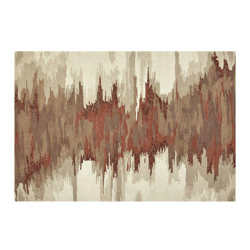 Birch Terra Cotta Wool-Blend Abstract Rug 6'x9' - Crate and Barrel Philippines