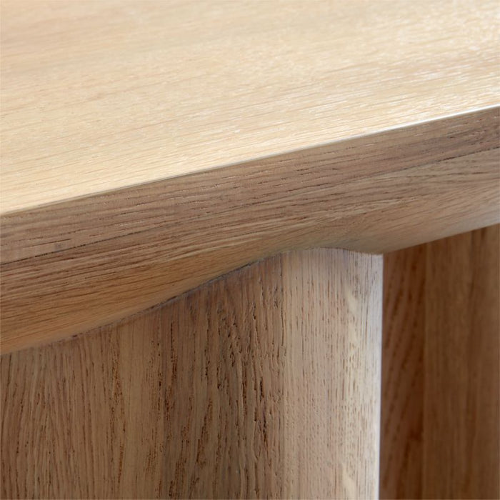Bomen Natural Oak Wood Console Table