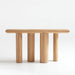 Bomen Natural Oak Wood Console Table
